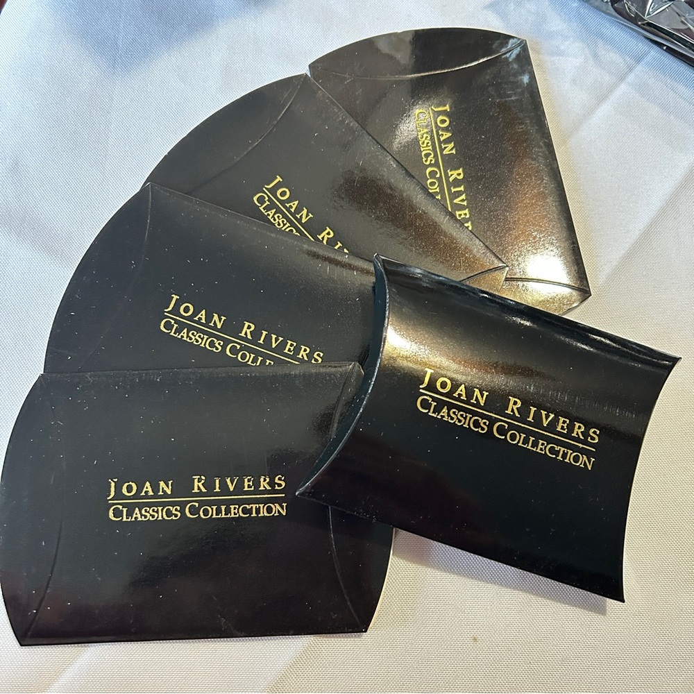 Vintage QVC Joan Rivers Classics Collection Black Pillow Pack